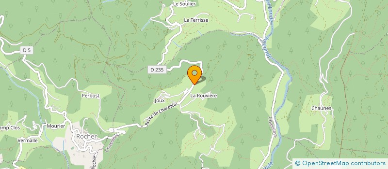 localisation de l'entreprise MONSIEUR DIOGO CARDOSO CLEMENTE  ROCHER