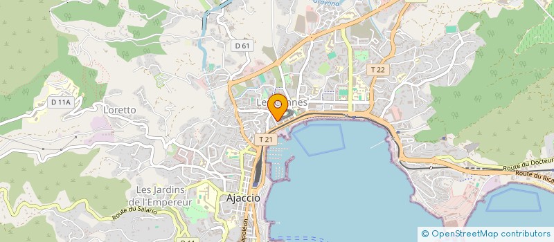 localisation de l'entreprise MONSIEUR DIOGO CARVALHO DA ROCHA à AJACCIO