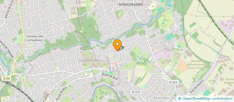 localisation de l'entreprise MONSIEUR DIOGO DA SILVA LOPES  VILLECRESNES