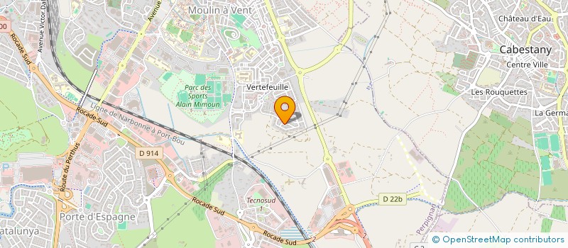 localisation de l'entreprise MONSIEUR DIOGO LARANJEIRA  PERPIGNAN