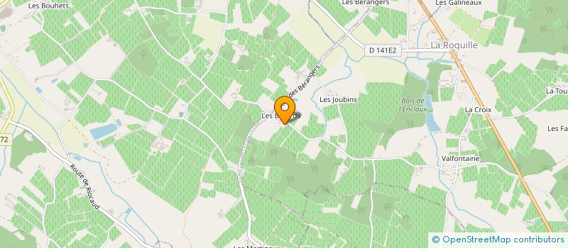 localisation de l'entreprise MONSIEUR DIOGO LOPES  LA ROQUILLE