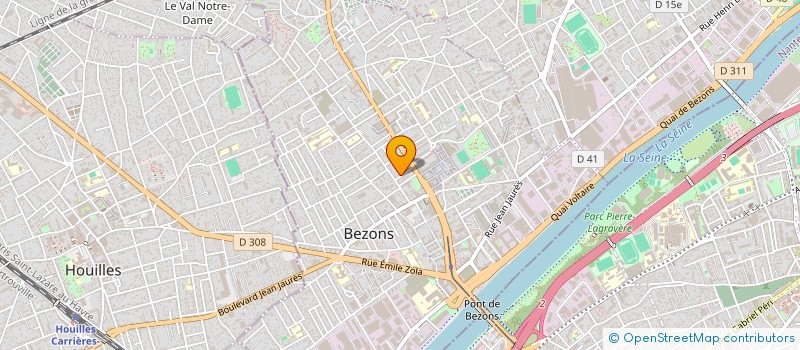 localisation de l'entreprise MONSIEUR DIOGO MONTEIRO LOPES à BEZONS