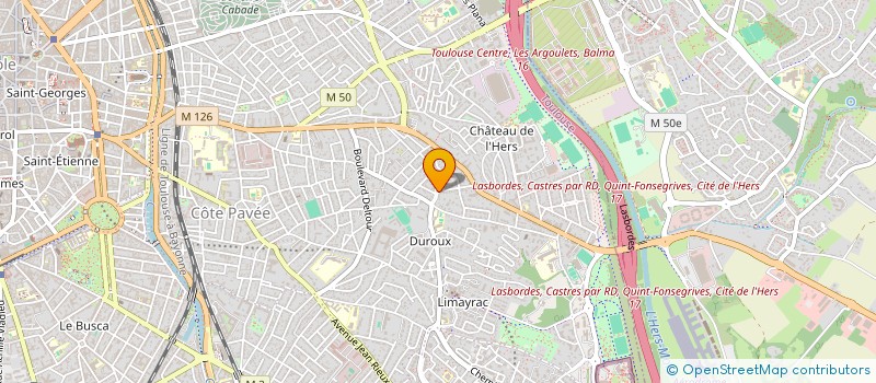 localisation de l'entreprise MONSIEUR DIOGO MOTA BRANCO  TOULOUSE