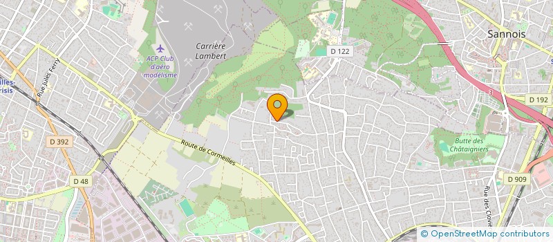 localisation de l'entreprise MONSIEUR DIOGO NEIVA CORREIA  ARGENTEUIL