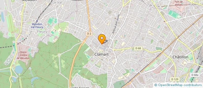 localisation de l'entreprise MONSIEUR DIOGO OLIVEIRA SANTOS  CLAMART