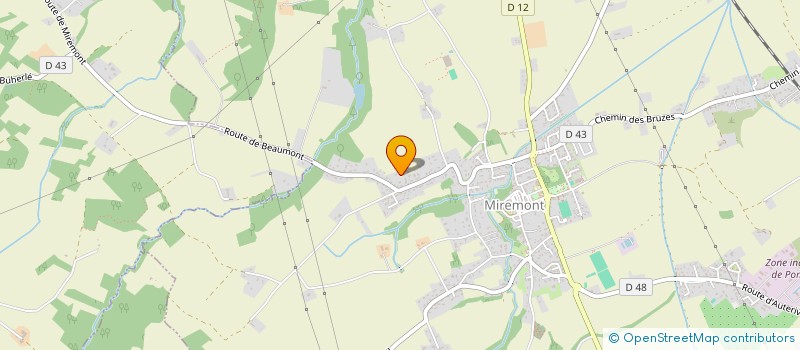 localisation de l'entreprise MONSIEUR DIOGO RODRIGUES MATOS  MIREMONT