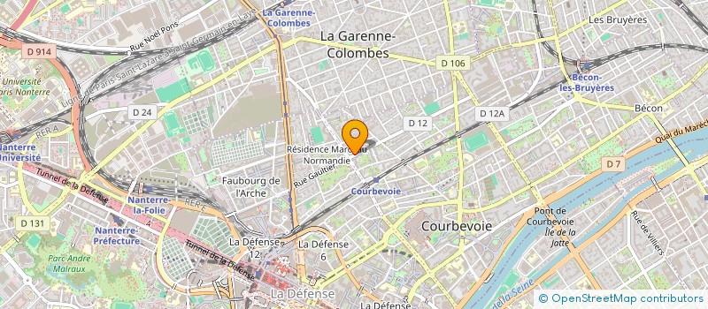 localisation de l'entreprise MONSIEUR DIOGO ROQUE BARBADO LEAL à COURBEVOIE