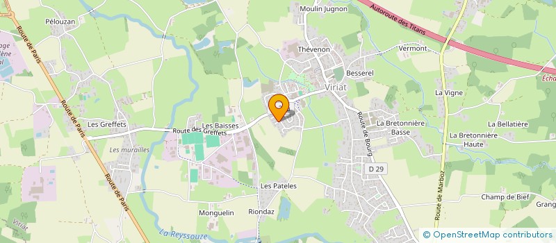 localisation de l'entreprise MONSIEUR DIOGO XAVIER à VIRIAT