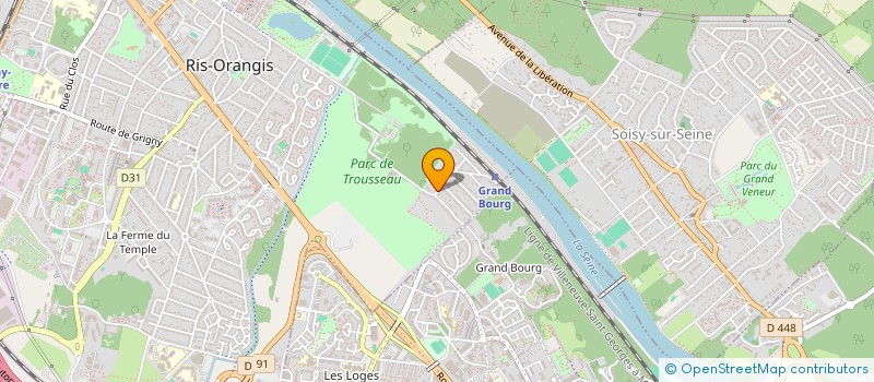 localisation de l'entreprise MONSIEUR DIOKOUDA FOFANA  RIS-ORANGIS