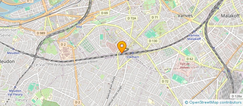 localisation de l'entreprise MONSIEUR DIONCOUDA TRAORE à CLAMART