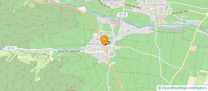 localisation de l'entreprise MONSIEUR DIONCOUNDA KOUYATE  AMMERSCHWIHR