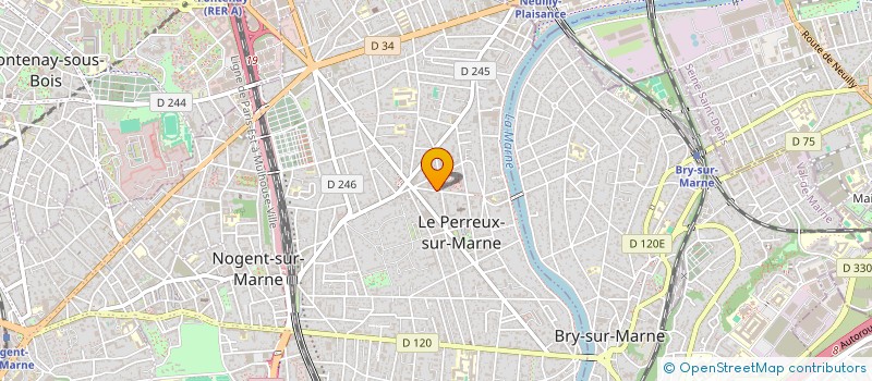 localisation de l'entreprise MONSIEUR DIONEL CAMEUS  LE PERREUX-SUR-MARNE