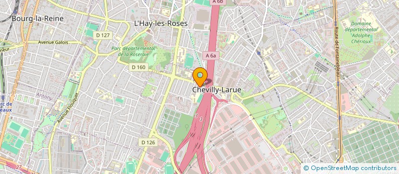 localisation de l'entreprise MONSIEUR DIONG FERREIRA  CHEVILLY-LARUE