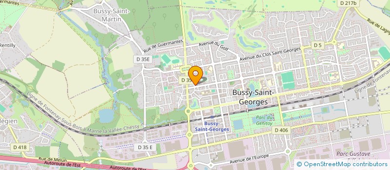 localisation de l'entreprise MONSIEUR DIONI MARTINEZ à BUSSY-SAINT-GEORGES