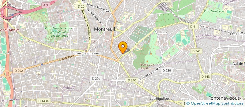 localisation de l'entreprise MONSIEUR DIONISIE MELNIC à MONTREUIL
