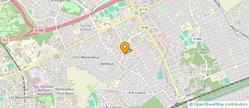 localisation de l'entreprise MONSIEUR DIONISIE SECICO à VILLEPINTE