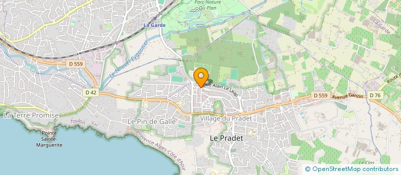 localisation de l'entreprise MONSIEUR DIONISIE UNGUREANU à LE PRADET