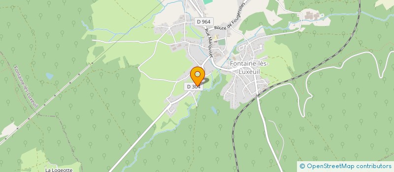 localisation de l'entreprise MONSIEUR DIONISIO DA COSTA FERNANDES  FONTAINE-LES-LUXEUIL