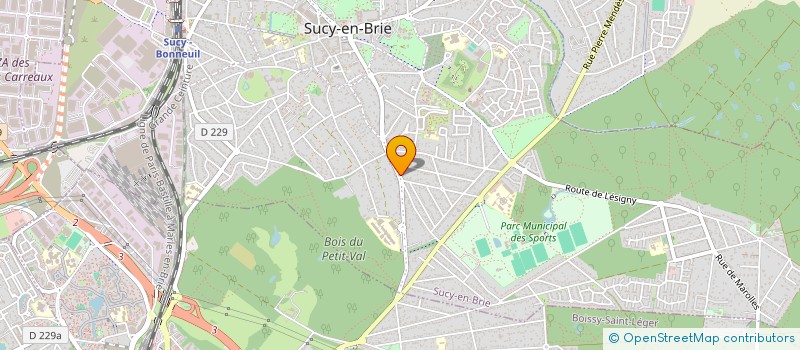 localisation de l'entreprise MONSIEUR DIONISIO DIAS  SUCY-EN-BRIE