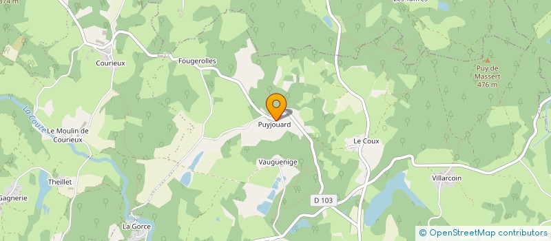 localisation de l'entreprise MONSIEUR DIONISIO MANAS HERNANDEZ à SAINT-PARDOUX-LE-LAC