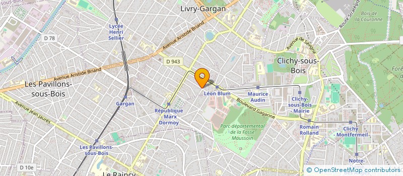 localisation de l'entreprise MONSIEUR DIONISO CORDEIRO MARTINS  LIVRY-GARGAN