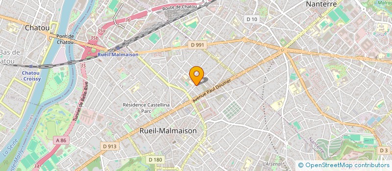 localisation de l'entreprise MONSIEUR DIOSDADO JR TUKODLANGIT à RUEIL-MALMAISON