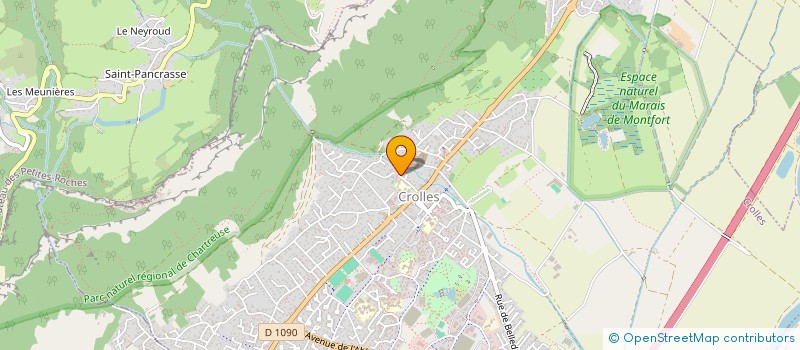 localisation de l'entreprise MONSIEUR DIOSVAN BASABE GONZALEZ à CROLLES