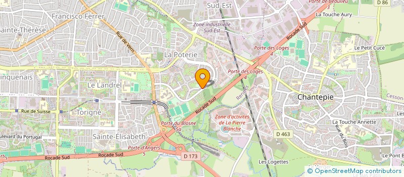 localisation de l'entreprise MONSIEUR DIOUF ABDOU  RENNES