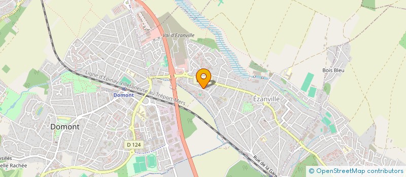 localisation de l'entreprise MONSIEUR DIOVI BOUEKABOUANA  EZANVILLE