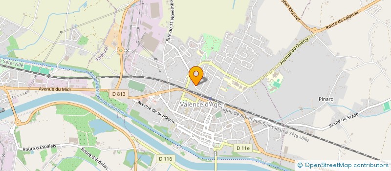 localisation de l'entreprise MONSIEUR DIPA SACKO  VALENCE