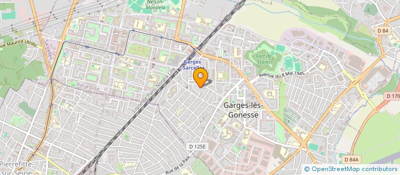 localisation de l'entreprise MONSIEUR DIPU KHAN  GARGES-LES-GONESSE