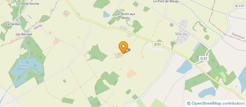 localisation de l'entreprise MONSIEUR DIRK ANDEWEG  MARAY