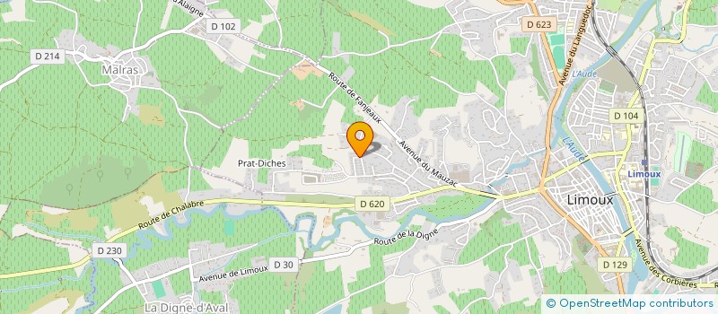 localisation de l'entreprise MONSIEUR DIRK BEERNAERT à LIMOUX