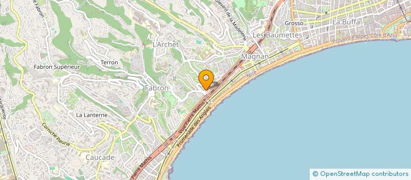 localisation de l'entreprise MONSIEUR DIRK LYBEERT à NICE