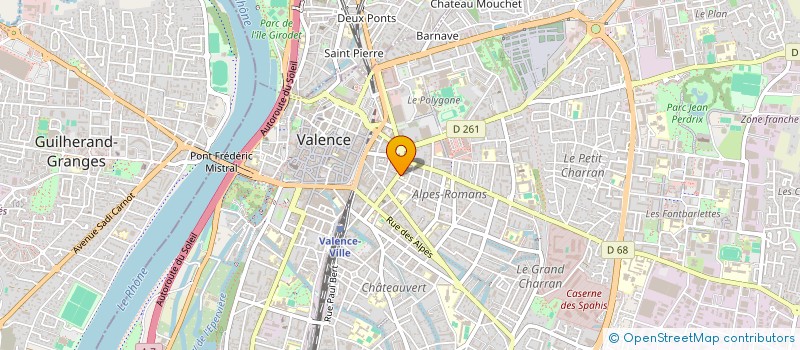 localisation de l'entreprise MONSIEUR DIRK RADLOFF HELLER  VALENCE