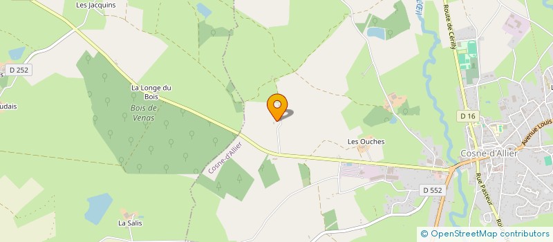 localisation de l'entreprise MONSIEUR DIRK VERSCHAEVE  VIEURE