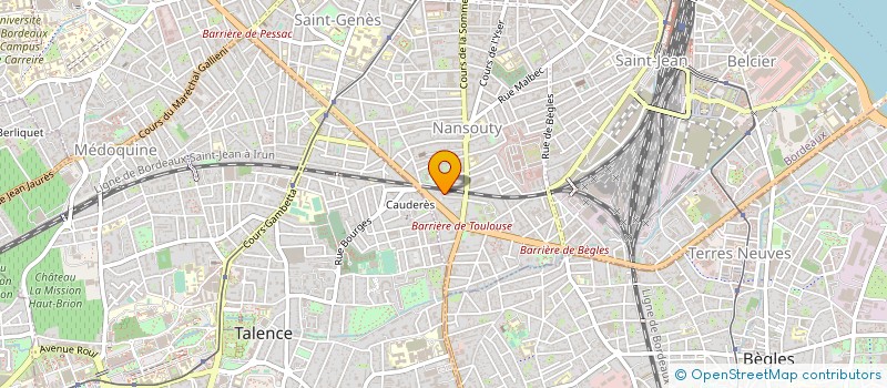 localisation de l'entreprise MONSIEUR DISMAS MBOULOU  BORDEAUX