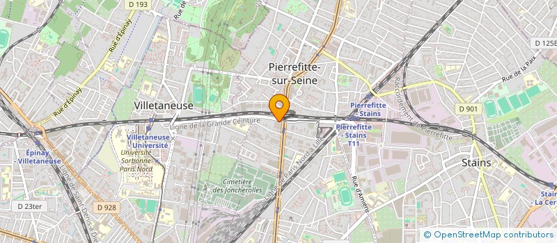 localisation de l'entreprise MONSIEUR DISTIN MBOUMBOU à PIERREFITTE-SUR-SEINE