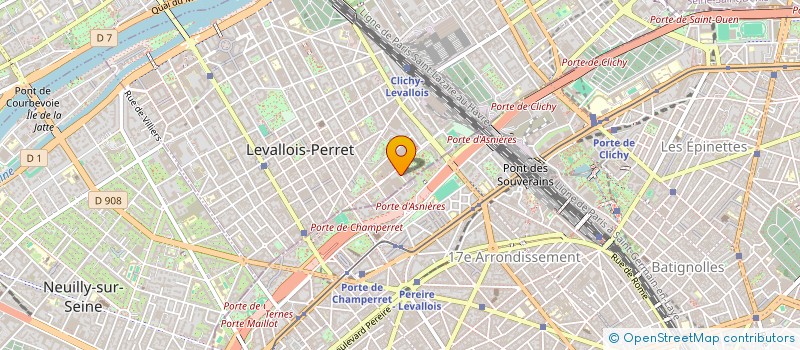localisation de l'entreprise MONSIEUR DITHO NTOKONDA à LEVALLOIS-PERRET