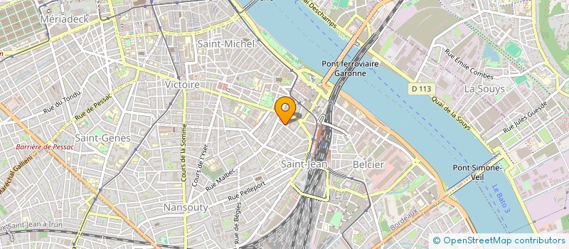 localisation de l'entreprise MONSIEUR DITMER JOHN KENETTE  BORDEAUX