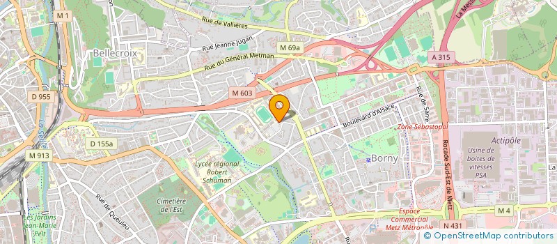 localisation de l'entreprise MONSIEUR DITMIR MURIQI  METZ