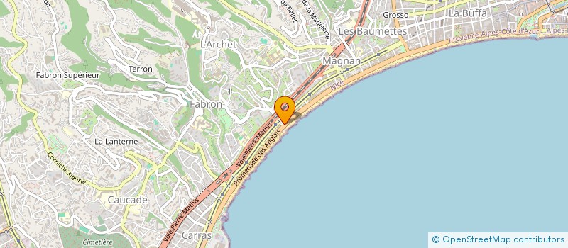 localisation de l'entreprise MONSIEUR DIVANA PAPAZIAN à NICE
