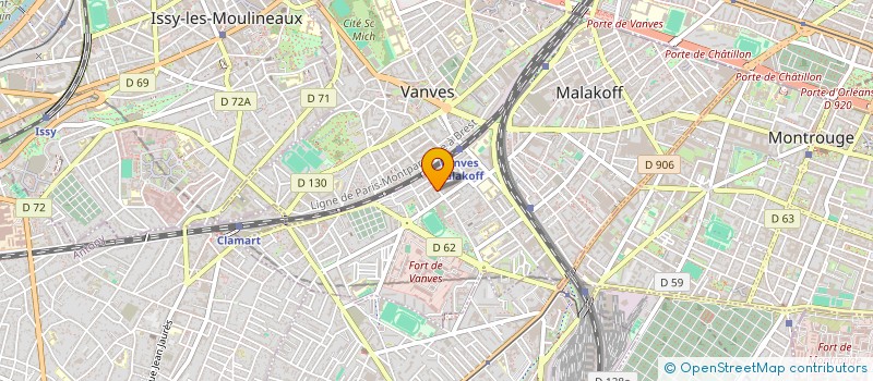 localisation de l'entreprise MONSIEUR DIVEN CEFARIELLO  MALAKOFF