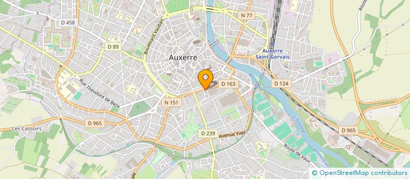 localisation de l'entreprise MONSIEUR DIVINE BAKANDA N'DJOLI à AUXERRE
