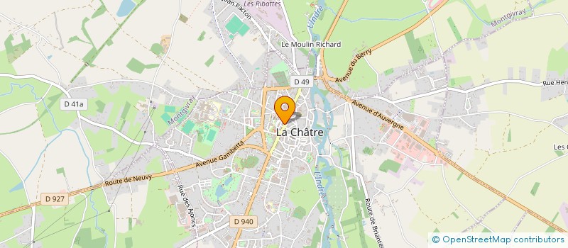 localisation de l'entreprise MONSIEUR DIVY BALLAN à LA CHATRE