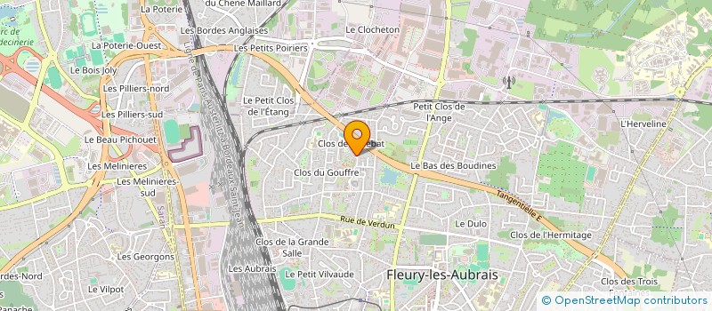 localisation de l'entreprise MONSIEUR DIWAMBAKA VEKE à FLEURY-LES-AUBRAIS