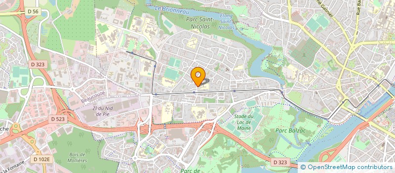 localisation de l'entreprise MONSIEUR DIWAN LE RU  ANGERS