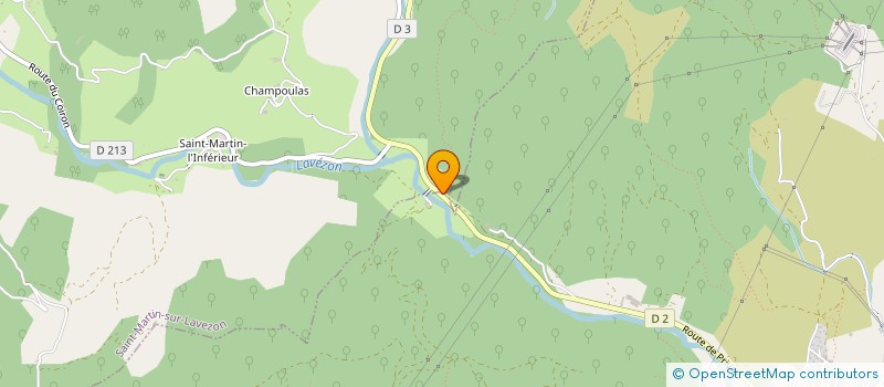 localisation de l'entreprise MONSIEUR DIYAB ZEHOUANI  SAINT-MARTIN-SUR-LAVEZON