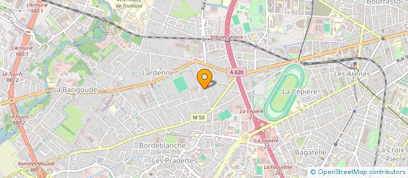 localisation de l'entreprise MONSIEUR DIYAMED MOHAMED  TOULOUSE