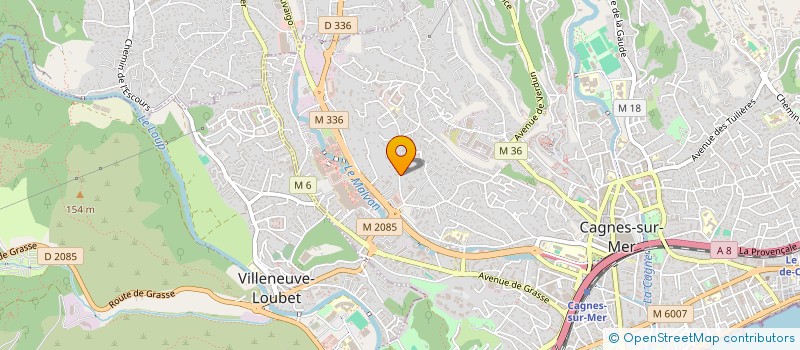 localisation de l'entreprise MONSIEUR DIYAN SOTIROV à CAGNES-SUR-MER